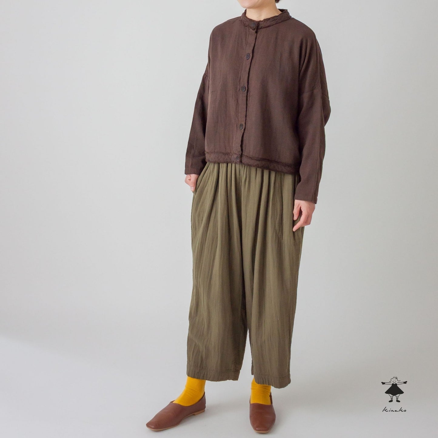 トリプルガーゼゆったりパンツ