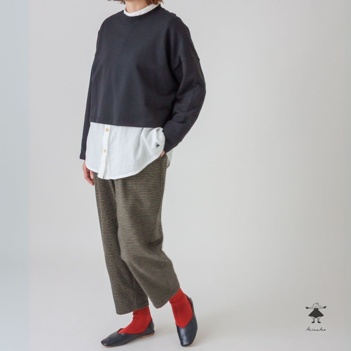 コットンツイードパンツ