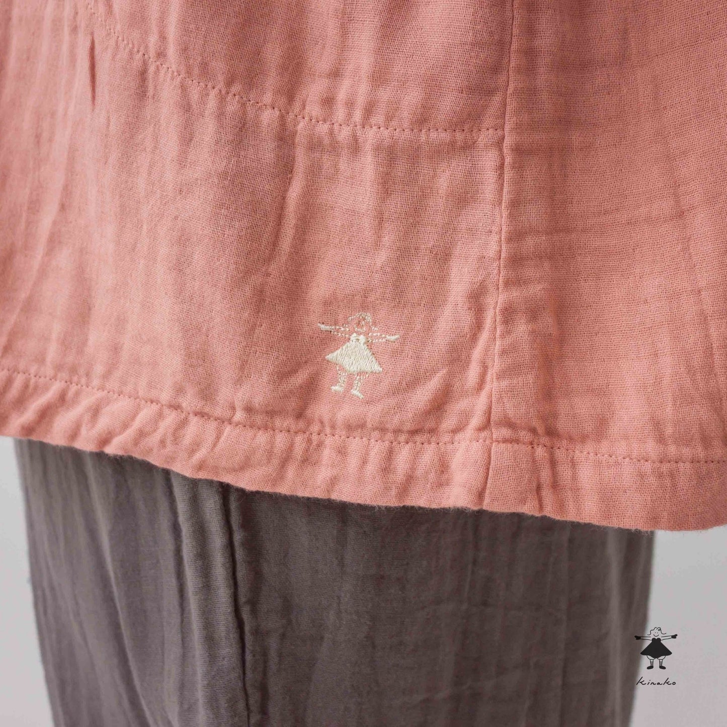 ダブルガーゼ×天竺チュニック