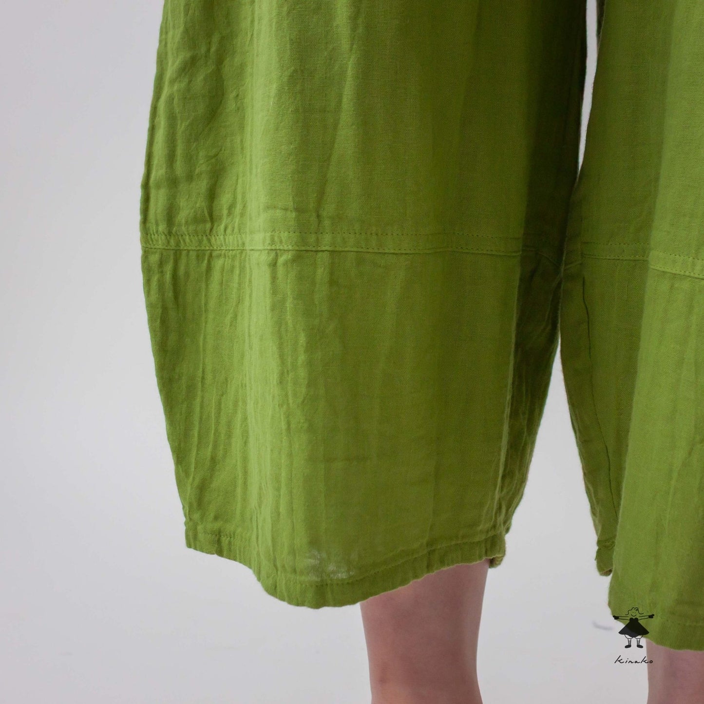 ダブルガーゼ七分丈ピエロパンツ