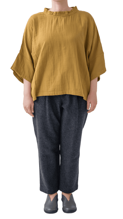 Double gauze short length pullover (standard item)