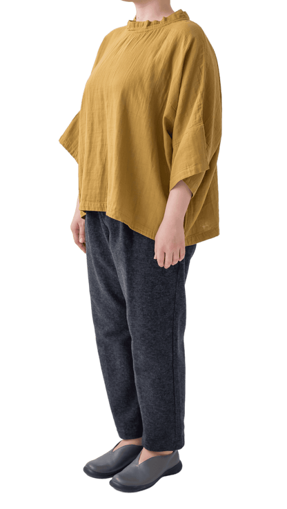 Double gauze short length pullover (standard item)