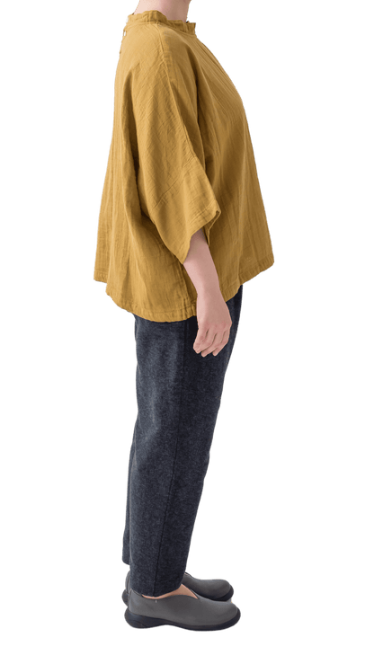 Double gauze short length pullover (standard item)