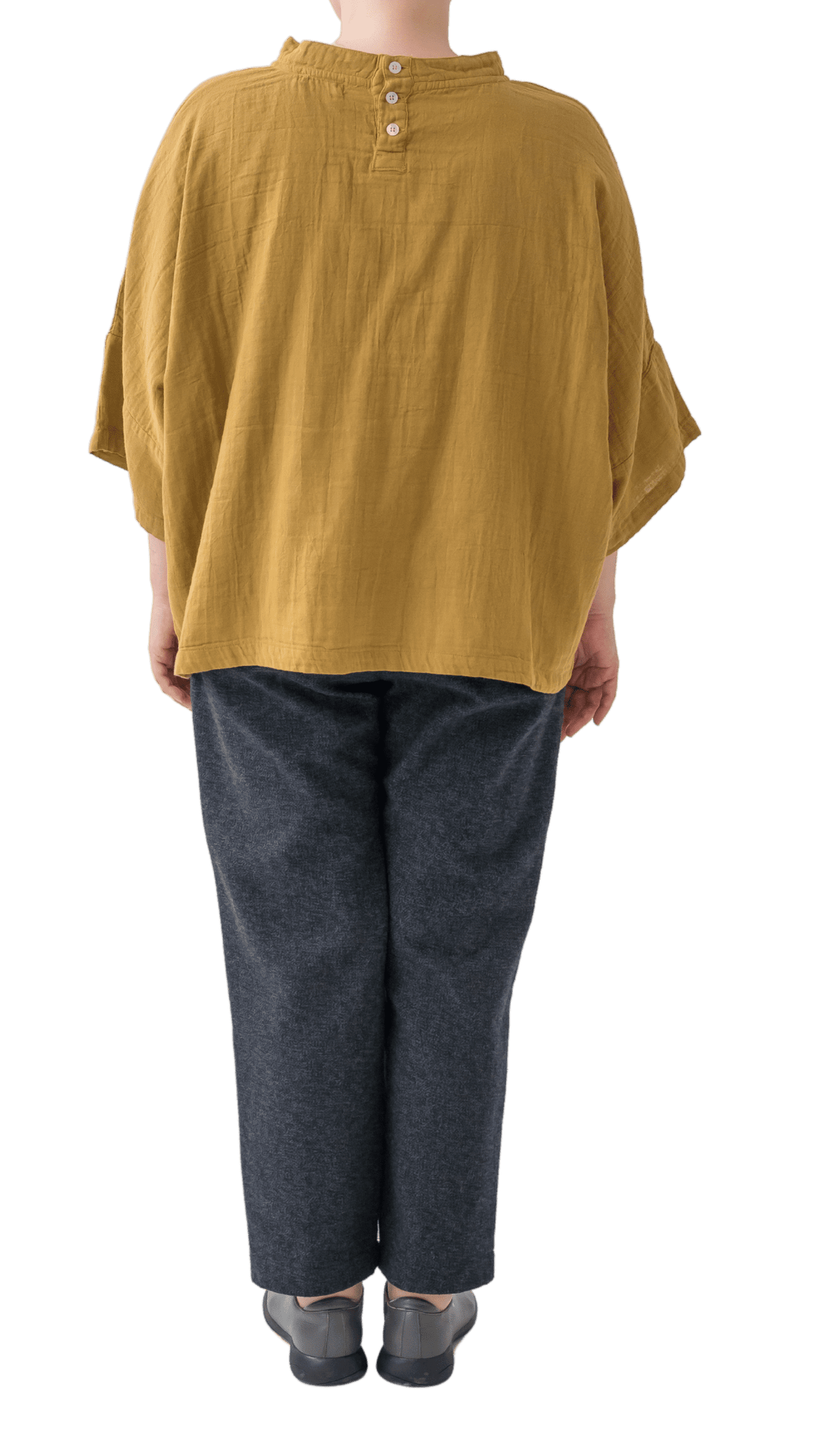 Double gauze short length pullover (standard item)