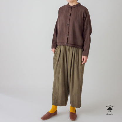 トリプルガーゼゆったりパンツ