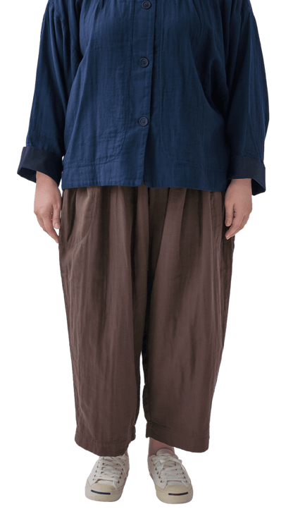 Triple gauze loose pants (standard item)