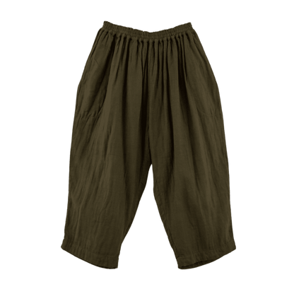 Triple gauze loose pants (standard item)