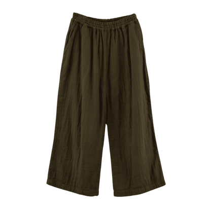 Triple gauze wide pants (standard item)