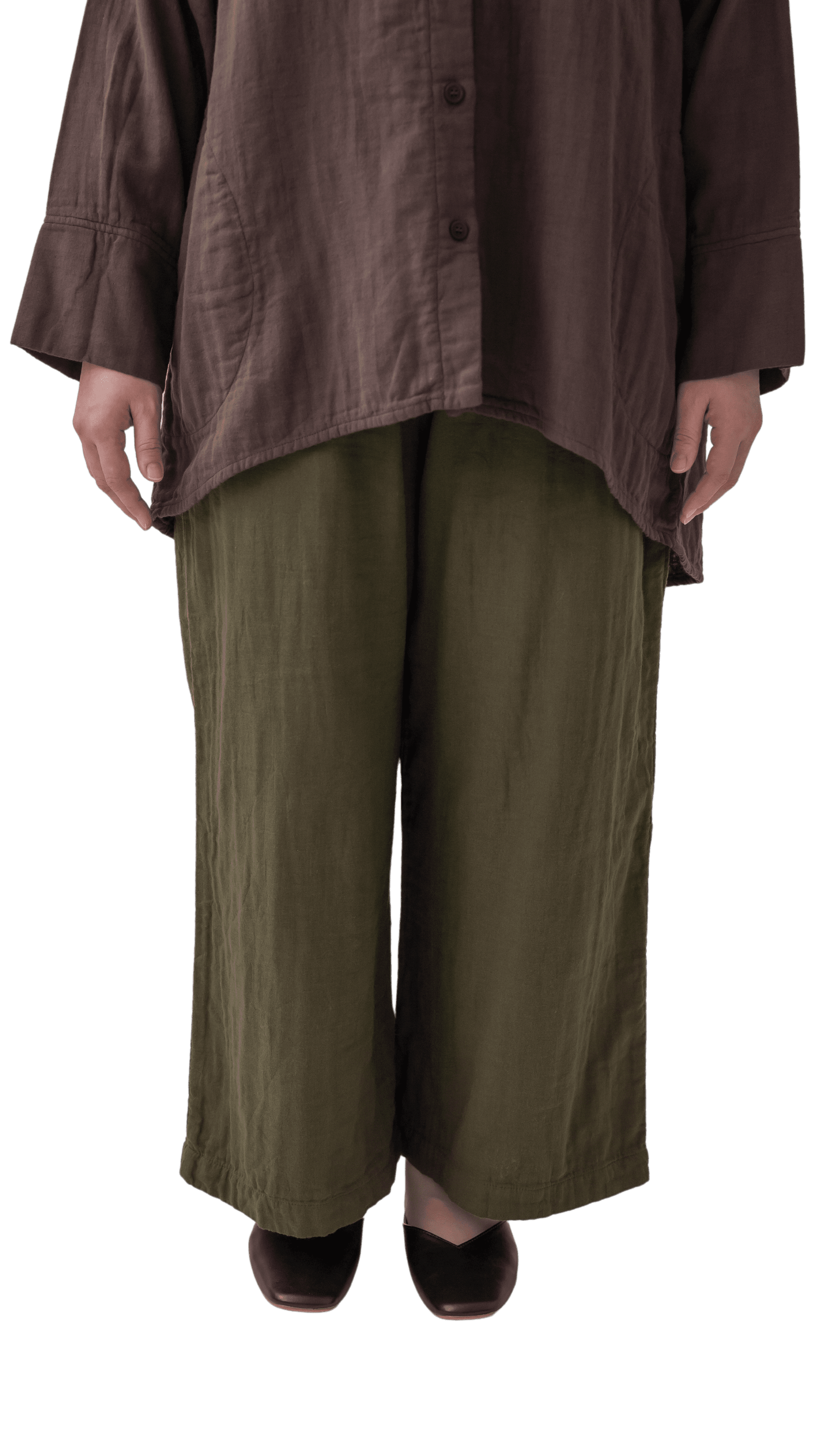 Triple gauze wide pants (standard item)