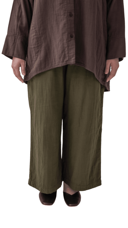 Triple gauze wide pants (standard item)