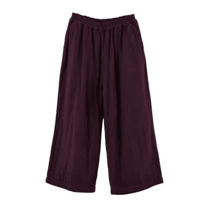 Triple gauze wide pants (standard item)