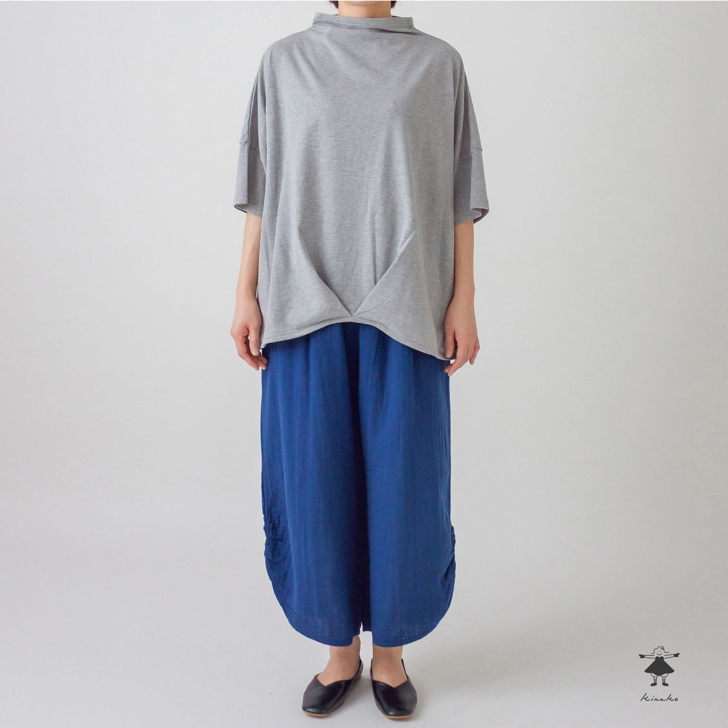 天竺 ボトルネック BIGプルオーバー