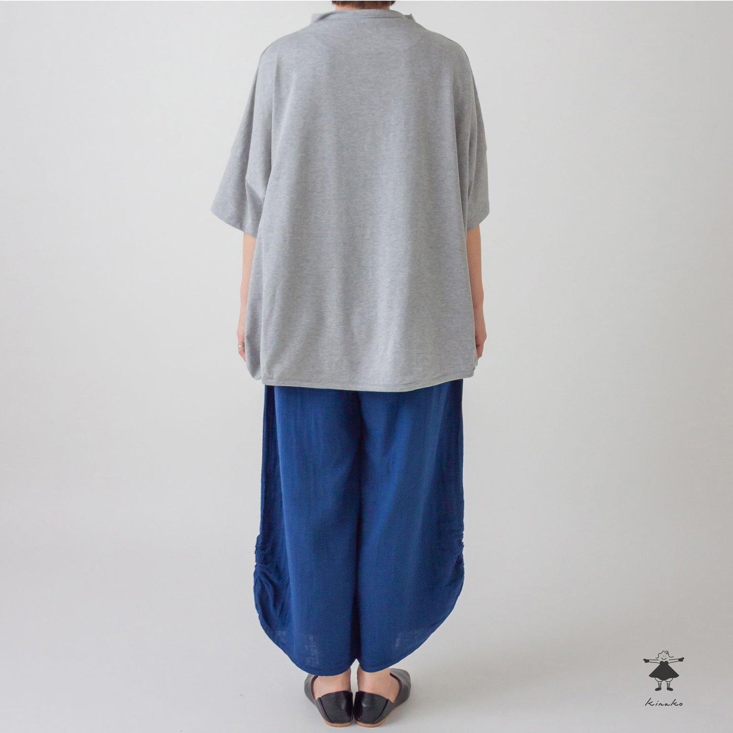 天竺 ボトルネック BIGプルオーバー
