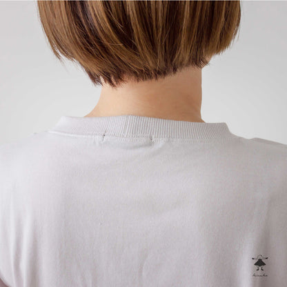 天竺 前タックTシャツ