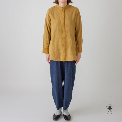 ダブルガーゼロングシャツ