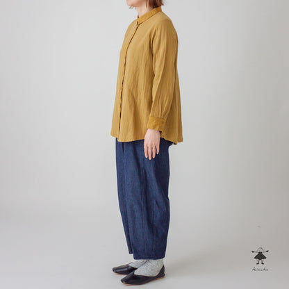 ダブルガーゼロングシャツ