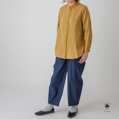 ダブルガーゼロングシャツ