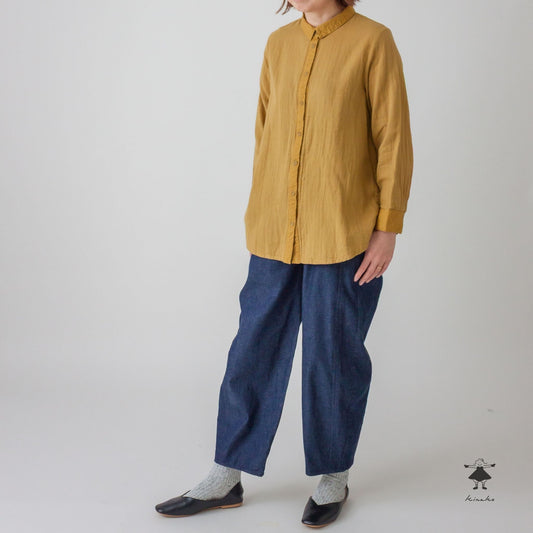 ダブルガーゼロングシャツ