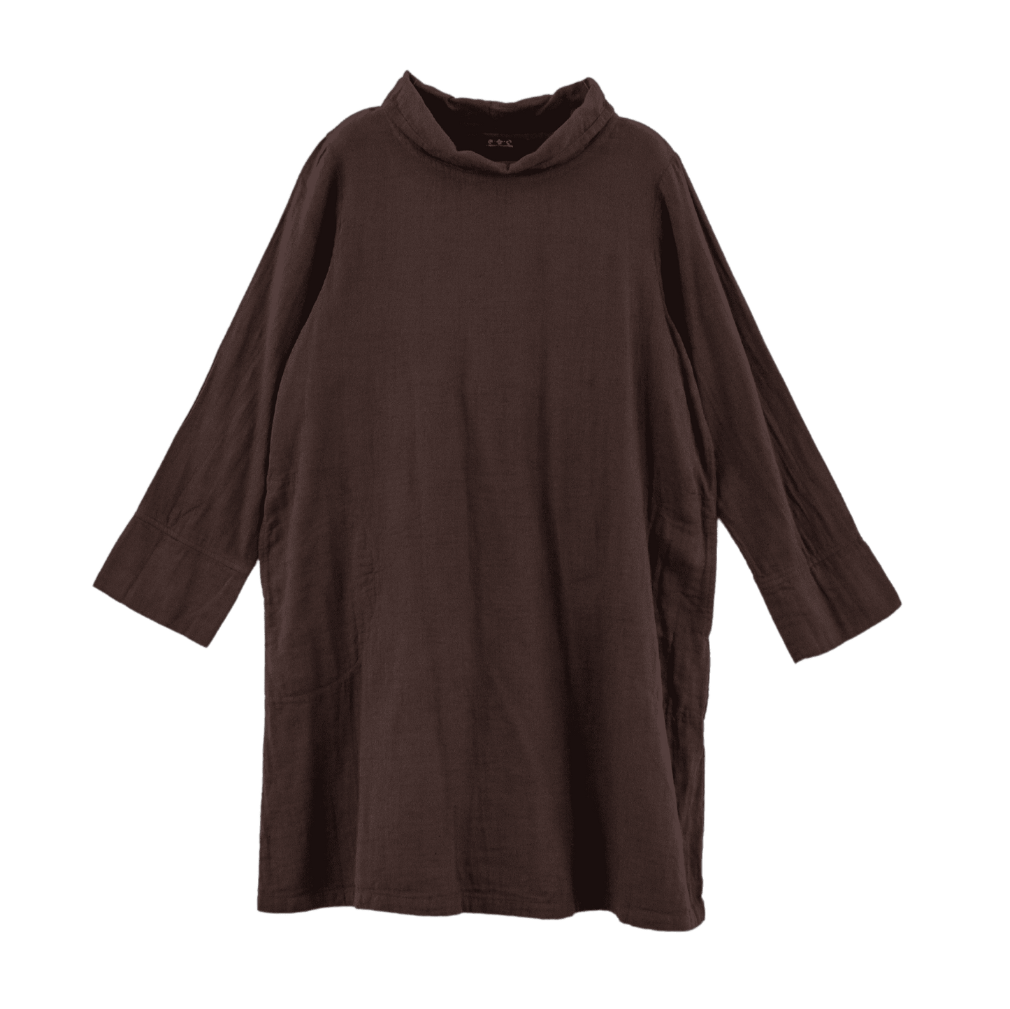 Double Gauze High Neck Tunic