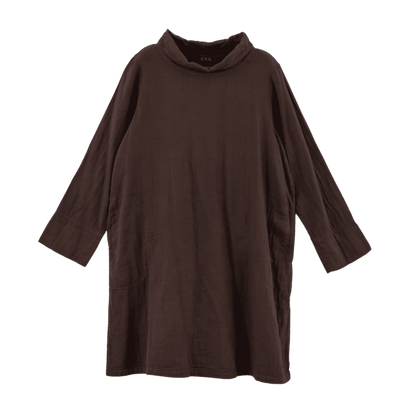 Double Gauze High Neck Tunic