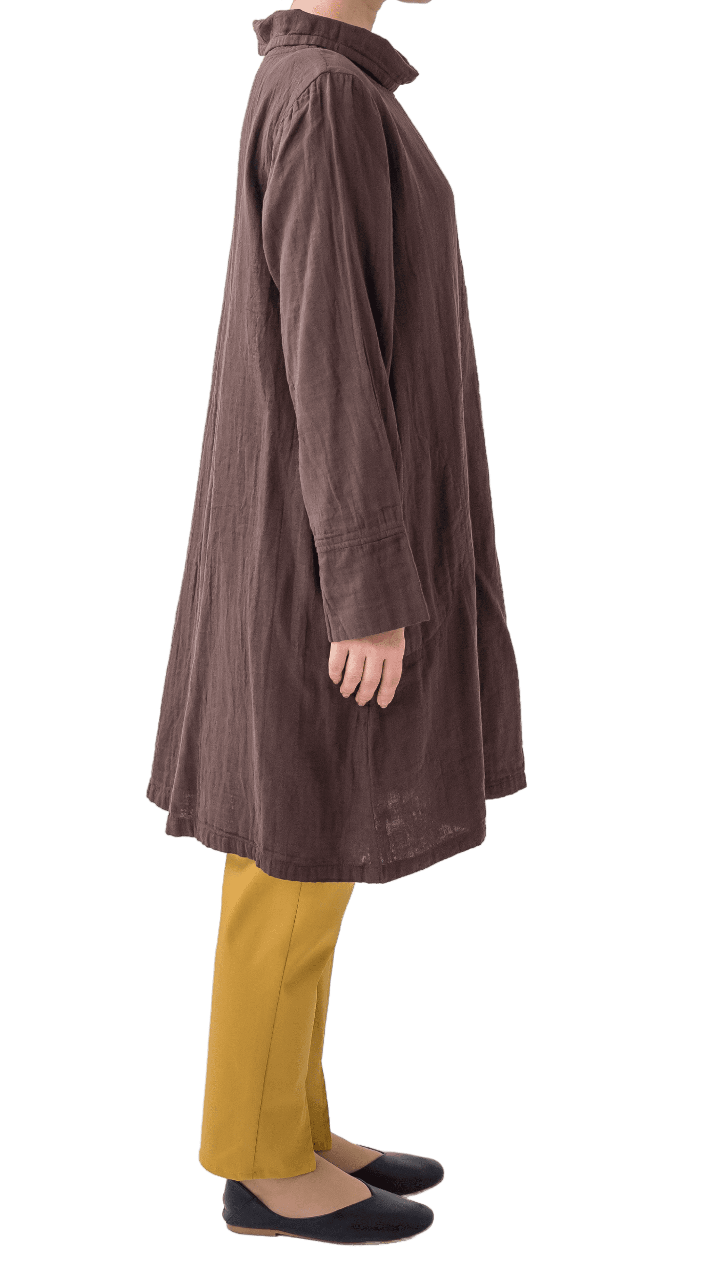 Double Gauze High Neck Tunic