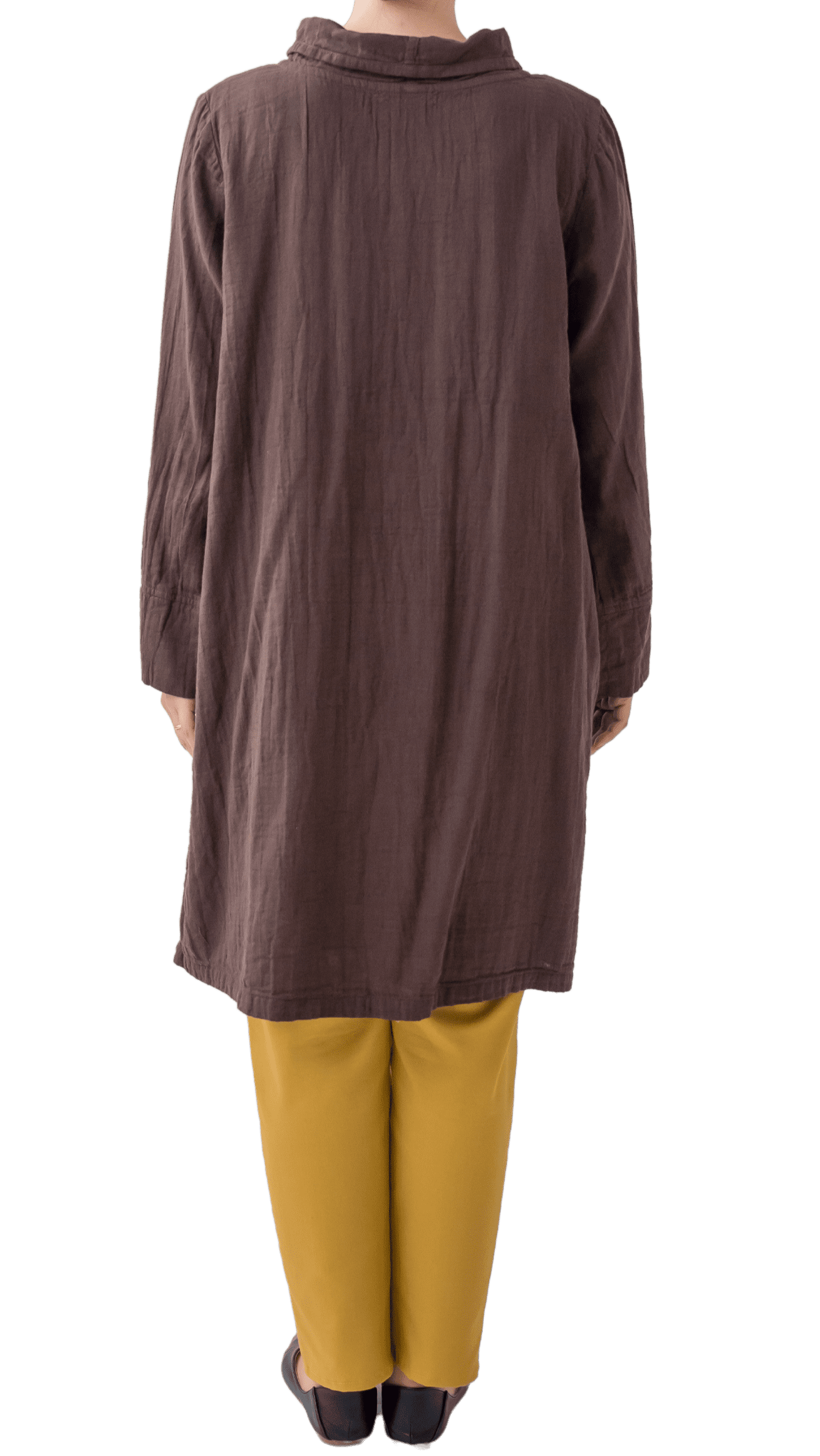 Double Gauze High Neck Tunic