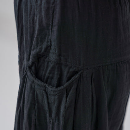 Double gauze pocket tuck pants