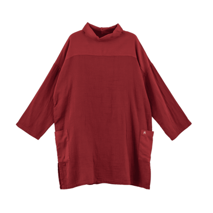 Double Gauze High Neck Tunic