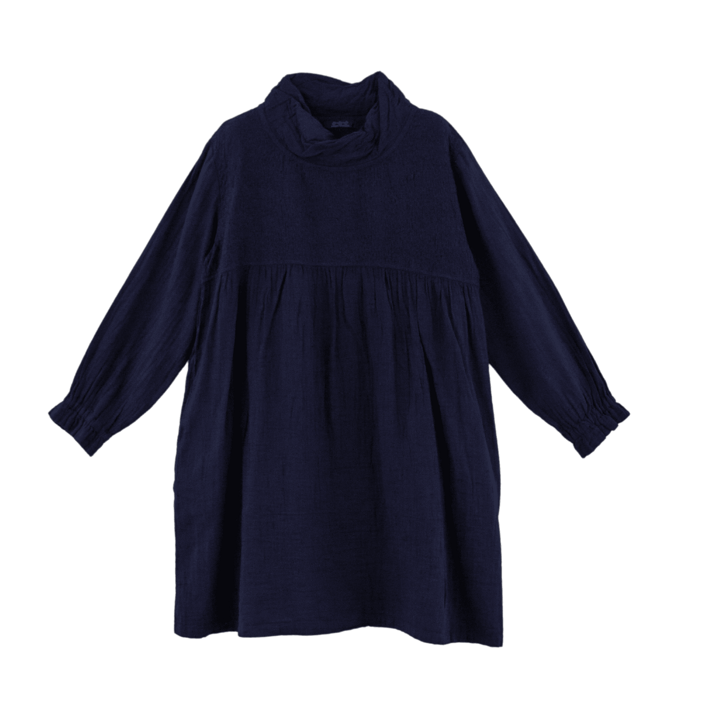 Double gauze chest panel tunic