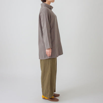 トリプルガーゼロールカラーチュニック