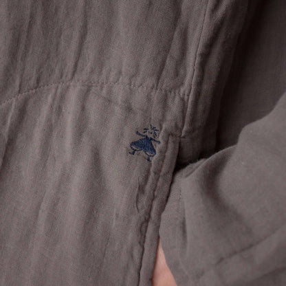 トリプルガーゼロールカラーチュニック