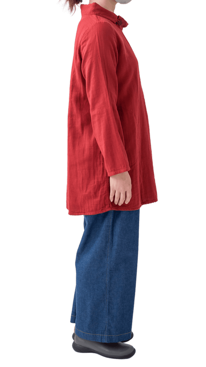 Triple Gauze Roll Collar Tunic