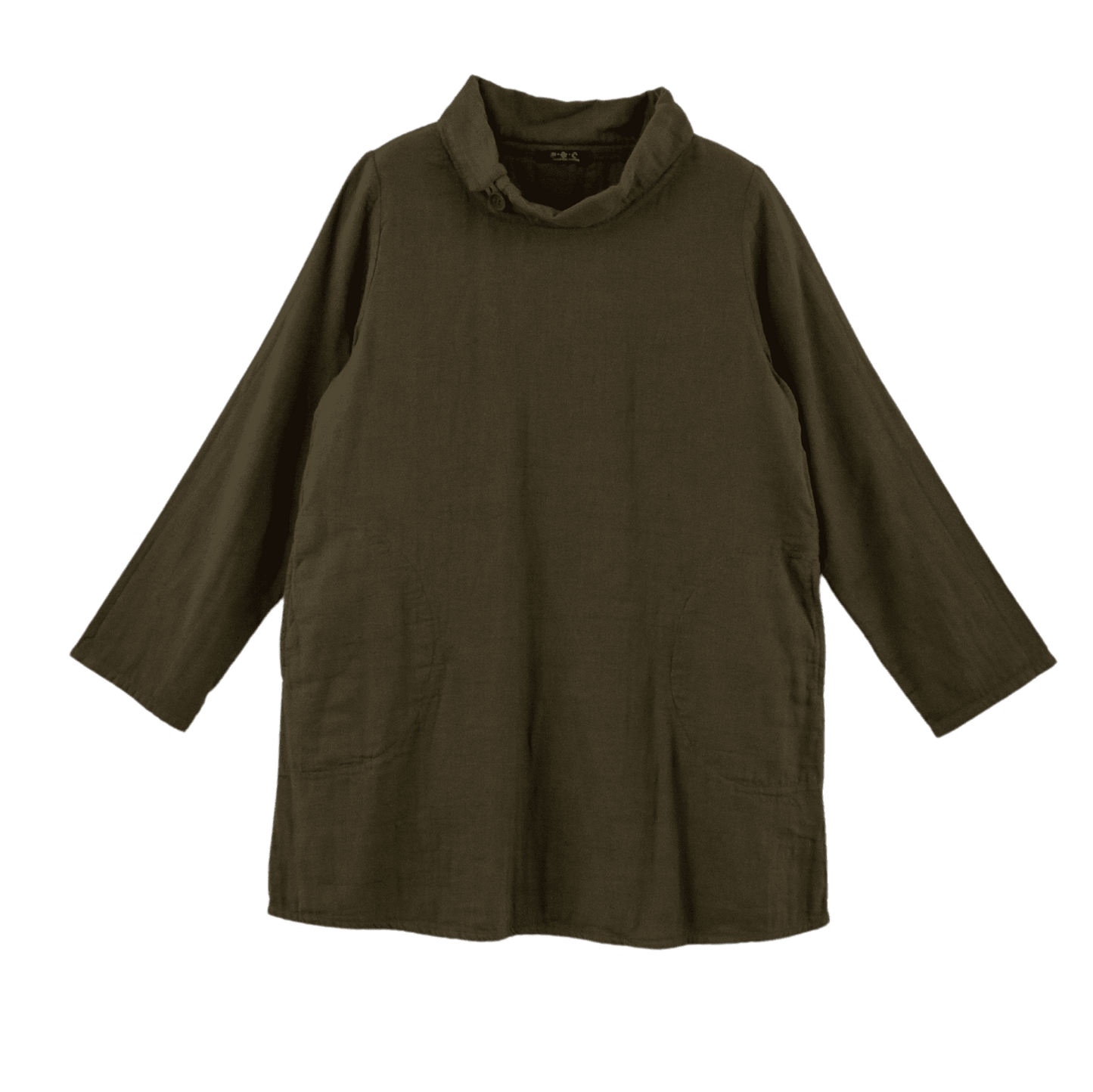 Triple Gauze Roll Collar Tunic