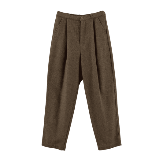 Cotton tweed pants