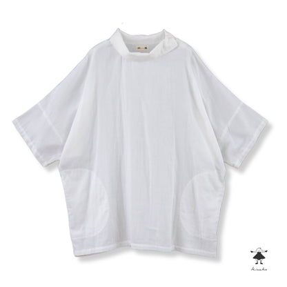 ダブルガーゼ ロング プルオーバー