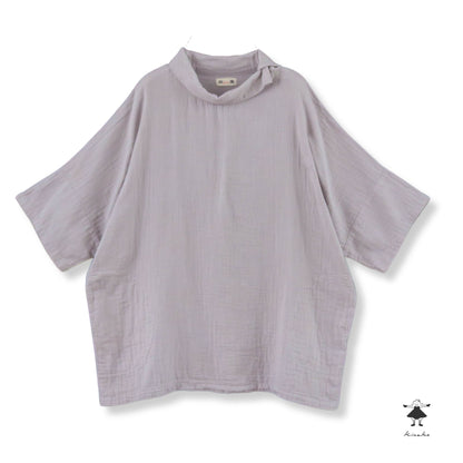 ダブルガーゼ ロング プルオーバー