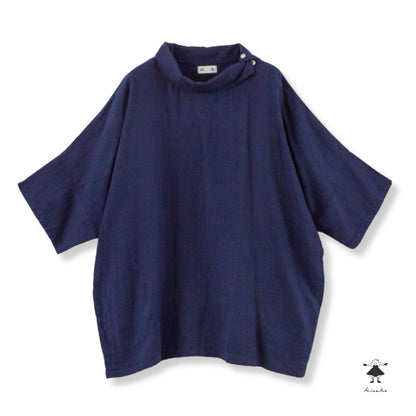 ダブルガーゼ ロング プルオーバー