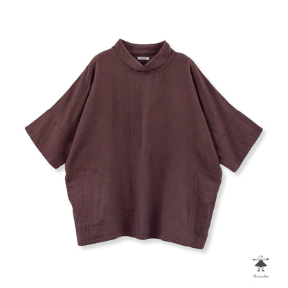 ダブルガーゼ ロングプルオーバー