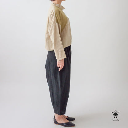 ダブルガーゼ×天竺ショートプルオーバー