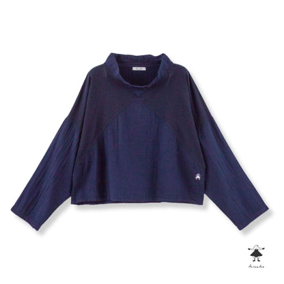 ダブルガーゼ×天竺ショートプルオーバー