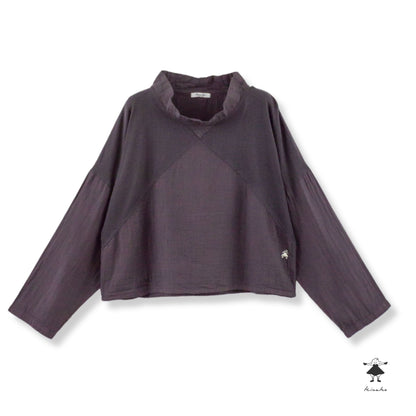 ダブルガーゼ×天竺ショートプルオーバー