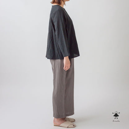 千鳥格子ピンタックプルオーバー