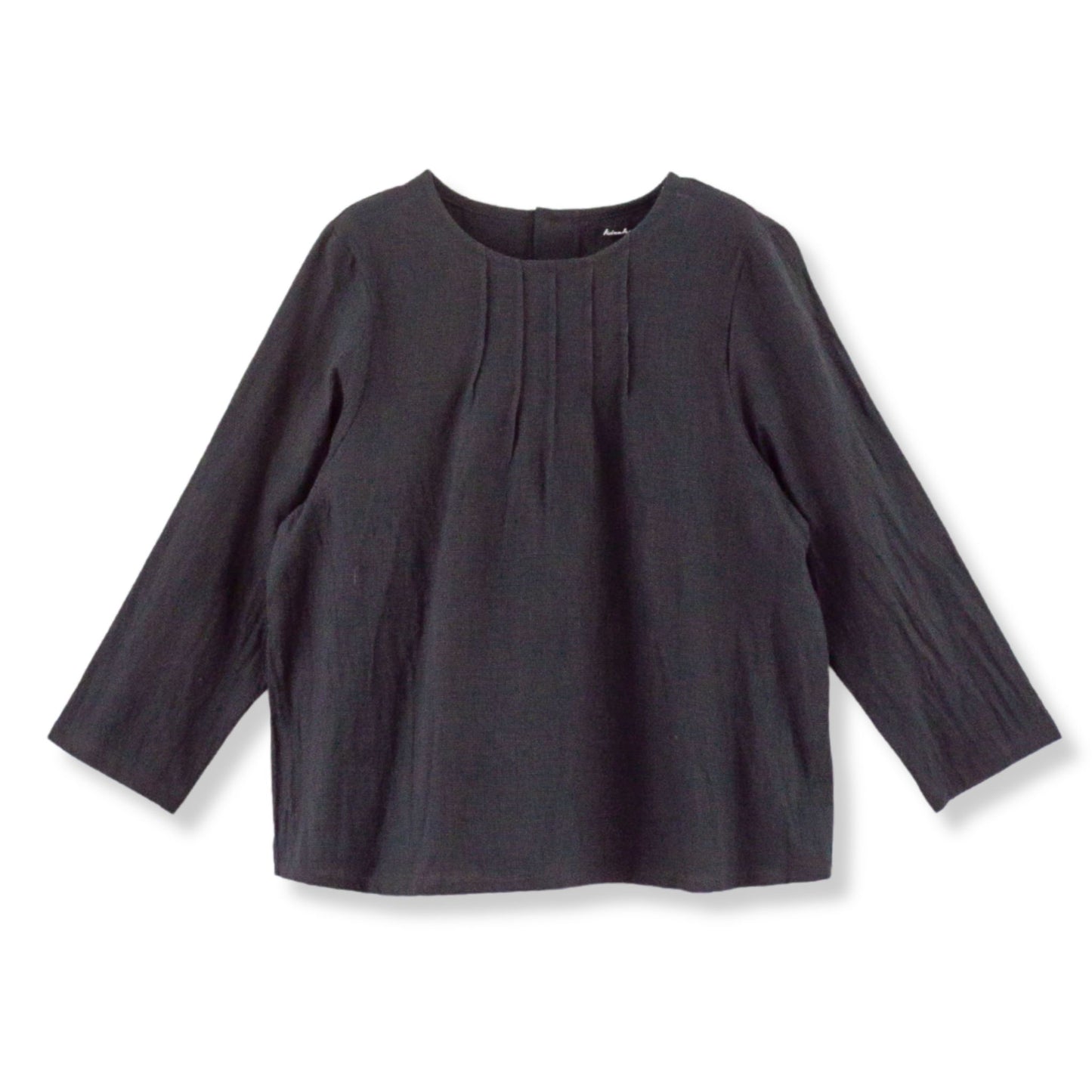 千鳥格子ピンタックプルオーバー