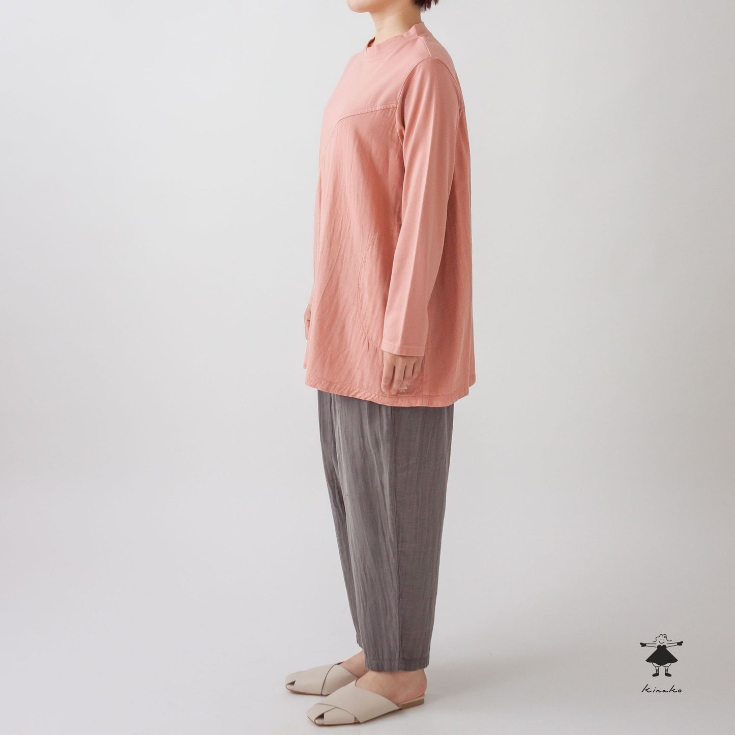ダブルガーゼ×天竺チュニック