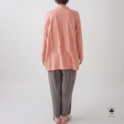 ダブルガーゼ×天竺チュニック