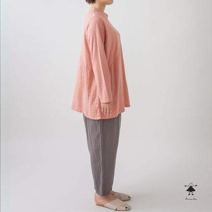 ダブルガーゼ×天竺チュニック