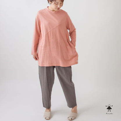 ダブルガーゼ×天竺チュニック