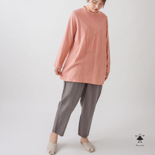 ダブルガーゼ×天竺チュニック