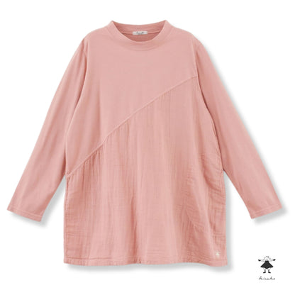 ダブルガーゼ×天竺チュニック