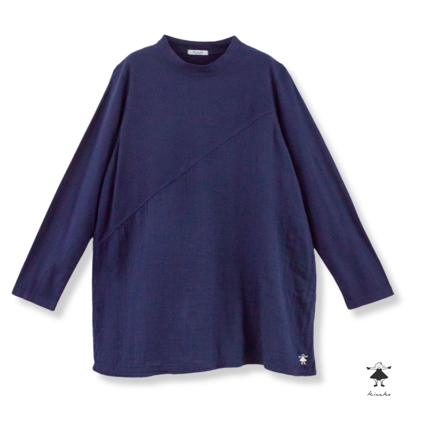 ダブルガーゼ×天竺チュニック